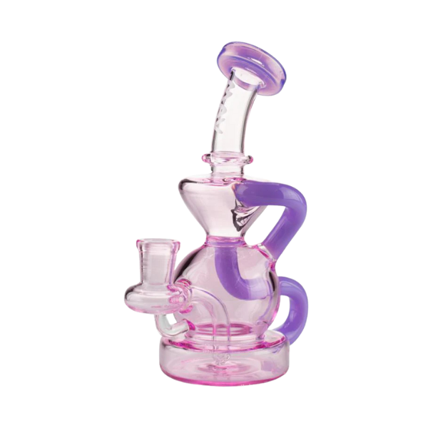 Mav Water Pipe Dab Rig Vintage Can / Pink & Purple